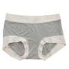 0-sense, non-sensitive and seamless mid-high waist simple underpants, 60-piece soft women's briefs in contrasting colors Item Picture